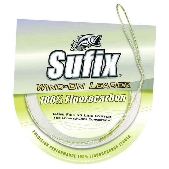 Sufix Wind-on 50 lbs 10m Fluorocarbon Leader Misina 24kg Çeker ürün görseli 1