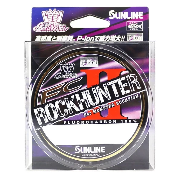 Sunline Fc Rock Hunter II 0.260 mm 100m Fluorocarbon Misina 5kg Çeker ürün görseli 1
