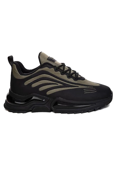 Celira Glc Siyah Yeşil Erkek Günlük Sneaker Spor Ayakkabı ürün görseli 1
