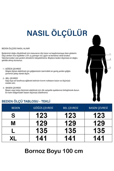 Bambu Lüks Kadın Antibakteriyel Kapüşonlu Bornoz - Resim 2