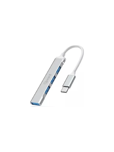QPORT Q-TUC05 TYPE-C TO 4 PORT USB ÇOKLAYICI ürün görseli 1