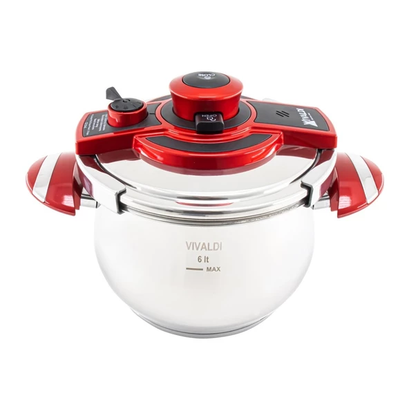 VİVALDİ TENCERE DÜDÜKLÜ 6LT TOMBO KLİPSO GORGEL.1630 G780 7802 ürün görseli 1