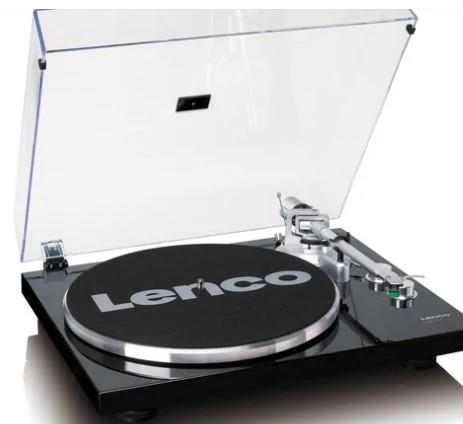 LENCO LBT-215BK - Bluetooth'lu® döner tabla ve metal döner tabla, kol ve karşı ağırlık - Özel Piyano Siyahı rengi ürün görseli 1