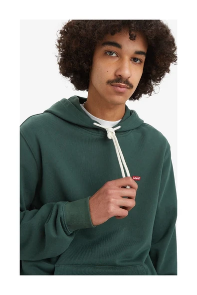 Levi's Oversize Kapüşonlu Sweatshirt - Minimalist Tarz - Resim 3