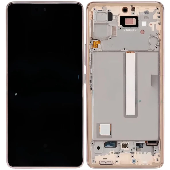 Tkgz - Samsung Galaxy A53 - 5G Lcd Ekran Dokunmatik Gold Full Çıtalı ürün görseli 1