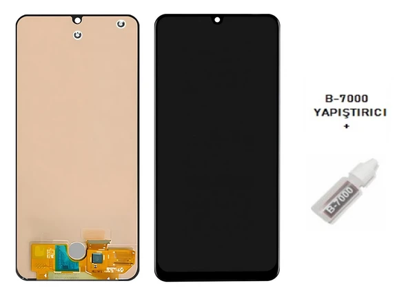 Tkgz - Samsung Galaxy M22 SM-M225 Uyumlu Lcd Ekran Dokunmatik Orijinal + B-7000 ürün görseli 1