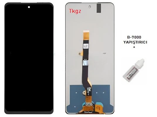 Tkgz - İnfinix NOTE 30 Uyumlu Lcd Ekran Dokunmatik Orijinal + B-7000 ürün görseli 1