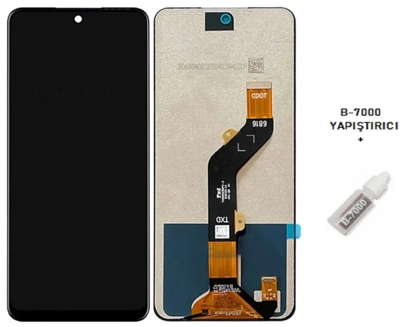 Tkgz - İnfinix Hot 30 Play Lcd Dokunmatik Ekran Orijinal + B-7000 ürün görseli 1