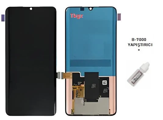Tkgz - Xiaomi Mİ NOTE 10 PRO Uyumlu Lcd Ekran Dokunmatik Orijinal + B-7000 ürün görseli 1