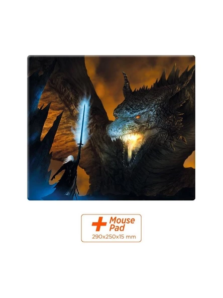 Polosmart PGM24 Kablolu Gaming Mouse + Mouse Pad - Resim 4