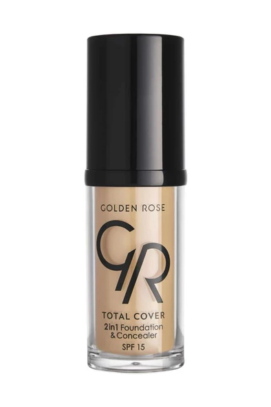 Golden Rose 2'si 1 Arada Fondöten & Kapatıcı - Total 2 In 1 Foundation & Concealer No:5 ürün görseli 1