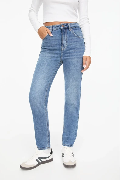 Pull & Bear Comfort mom jean - Resim 2