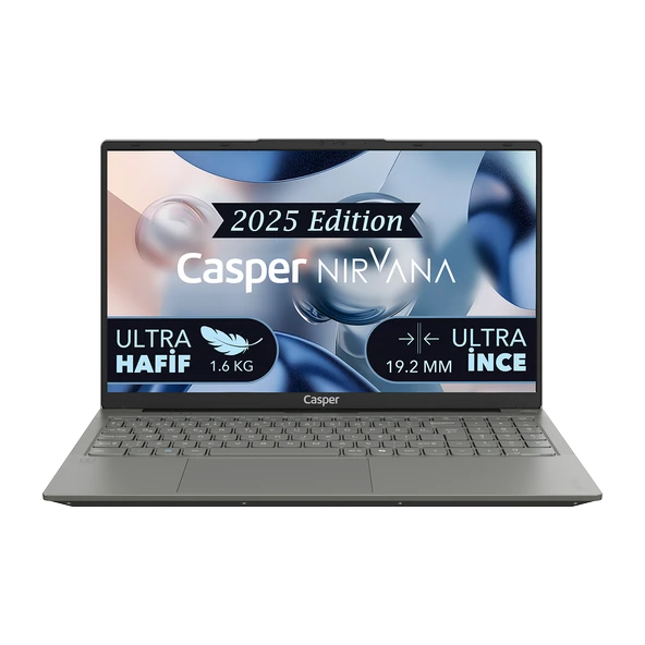 Casper Nirvana X600 Ryzen5-7430U 16GB 500GB SSD 15.6" Freedos Laptop X600.7430-BV00X-G-F ürün görseli 1