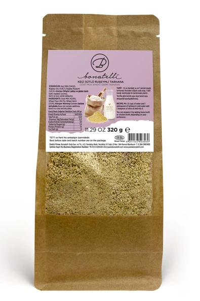 Keçi Sütlü Ruşeymli Tarhana 320 G ürün görseli 1