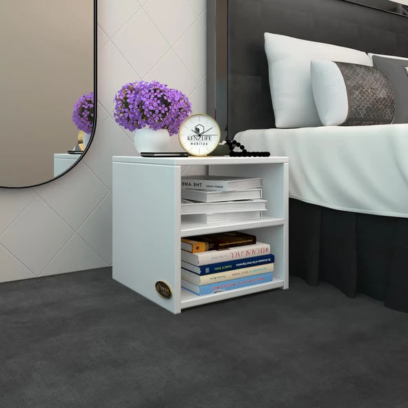 Kenzlife komodin meydey byz 39*39*39 komidin kitaplık ayakkabılık ürün görseli 1