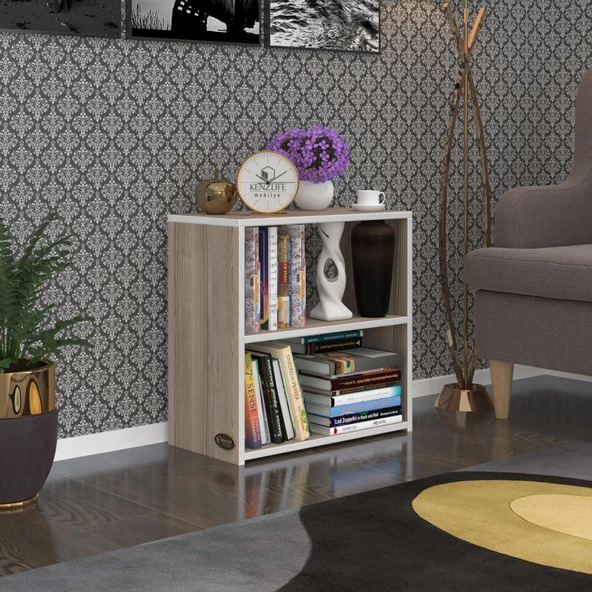 Kenzlife komodin riki crd 60*60*30 komidin kitaplık ayakkabılık ürün görseli 1