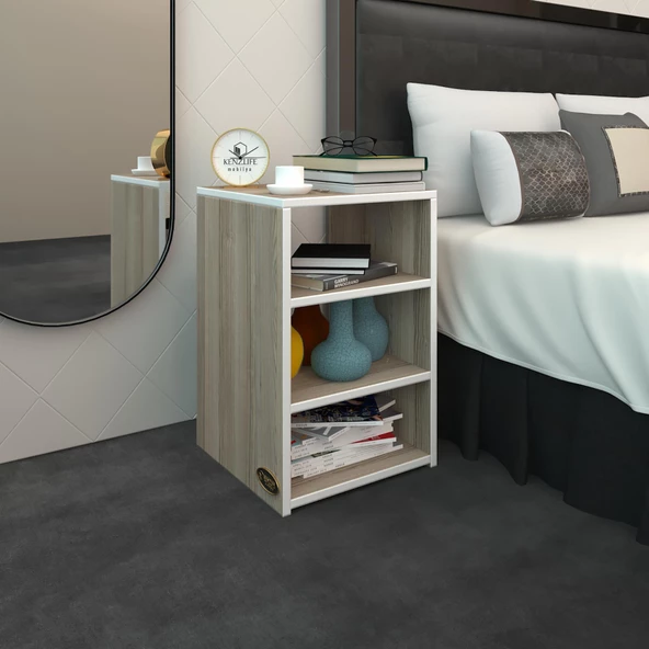 Kenzlife komodin panpan crd 60*39*39 komidin kitaplık ayakkabılık ürün görseli 1