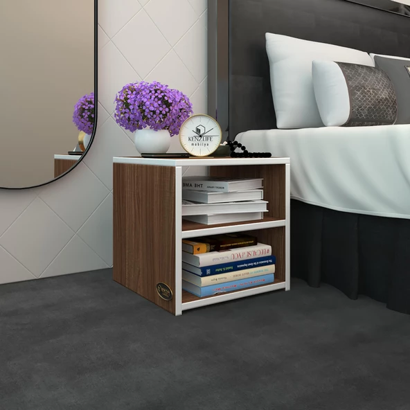 Kenzlife komodin meydey cvz 39*39*39 komidin kitaplık ayakkabılık ürün görseli 1
