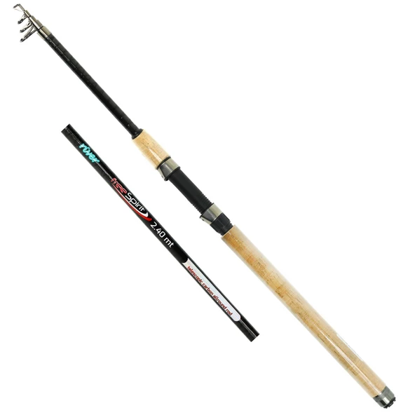 River Free Spirit 270 cm 60-125g Atarlı Karbon Teleskopik Olta Kamışı ürün görseli 1