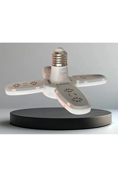 Cata ZEOS ENERJİ CT-1151 Cata 30 Watt 4 Kollu Pervane Led Ampul Beyaz ürün görseli 1