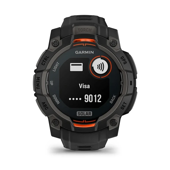 Garmin Instinct 3 – 45 mm, Solar Siyah - Resim 6