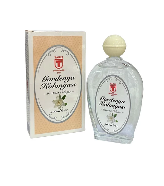 Tariş Gardenya Kolonyası 200 ml 80 Derece Cam Şişe ürün görseli 1