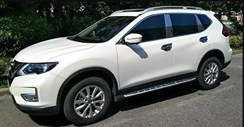Nissan X-Trail Uyumlu 2014-2021 Yan Basamak Koruma Yan Basamak Square Stil ürün görseli 1