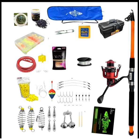 Uyguna-Yakala 3.30MT / 100-300GR 22 Parça Elite Sazan Olta Seti L- LER.058 ürün görseli 1