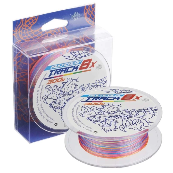 Kali Kunnan Track 8x 0.30 mm 300m Multicolor İp Misina 27kg Çeker ürün görseli 1