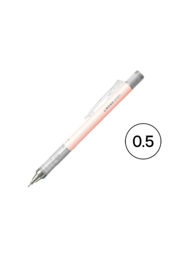 Tombow Mono Graph Pastel 0.5 mm Blisterli Mercan Pembe Versatil Kalem ürün görseli 1