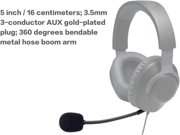 Schulzz JBL Quantum 100 Q100 Uyumlu Mikrofon - Resim 3