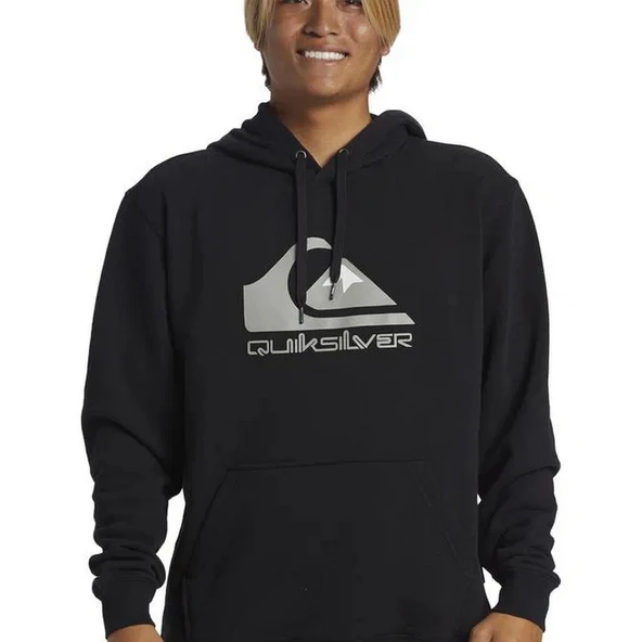 Quiksilver AQYFT03356-999 Big Logo Erkek Sweatshirt ürün görseli 1