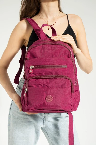 Unisex Sırt Çantası Günlük Kullanıma Uygun Lise Ortaokul Çantası Çok Cepli Okul Çantası 37*30 Cm Klinkır ürün görseli 1
