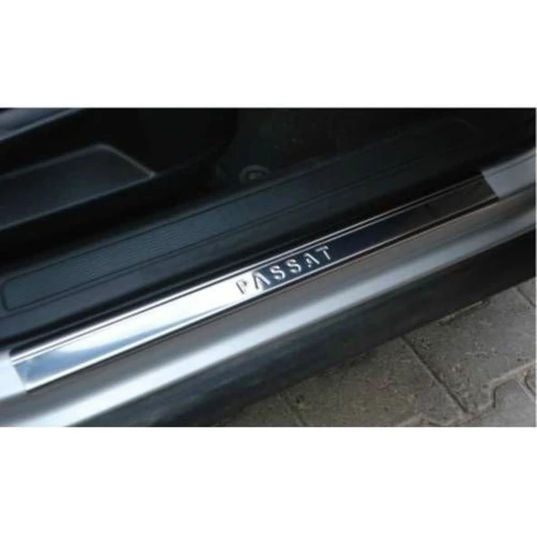 VW Passat B8 2005-2018 Kapı Eşiği Krom Paslanmaz Çelik 4 Adet - Resim 2