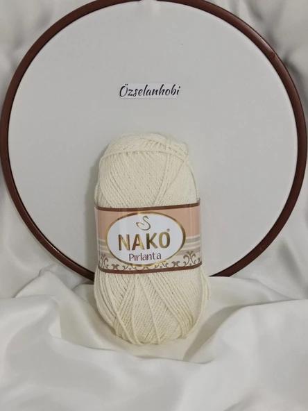 NAKO PIRLANTA 6730 krem ürün görseli 1