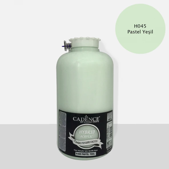 H-045 PASTEL YEŞİL 2 LİTRE MULTISURFACE HYBRID AKR. ürün görseli 1