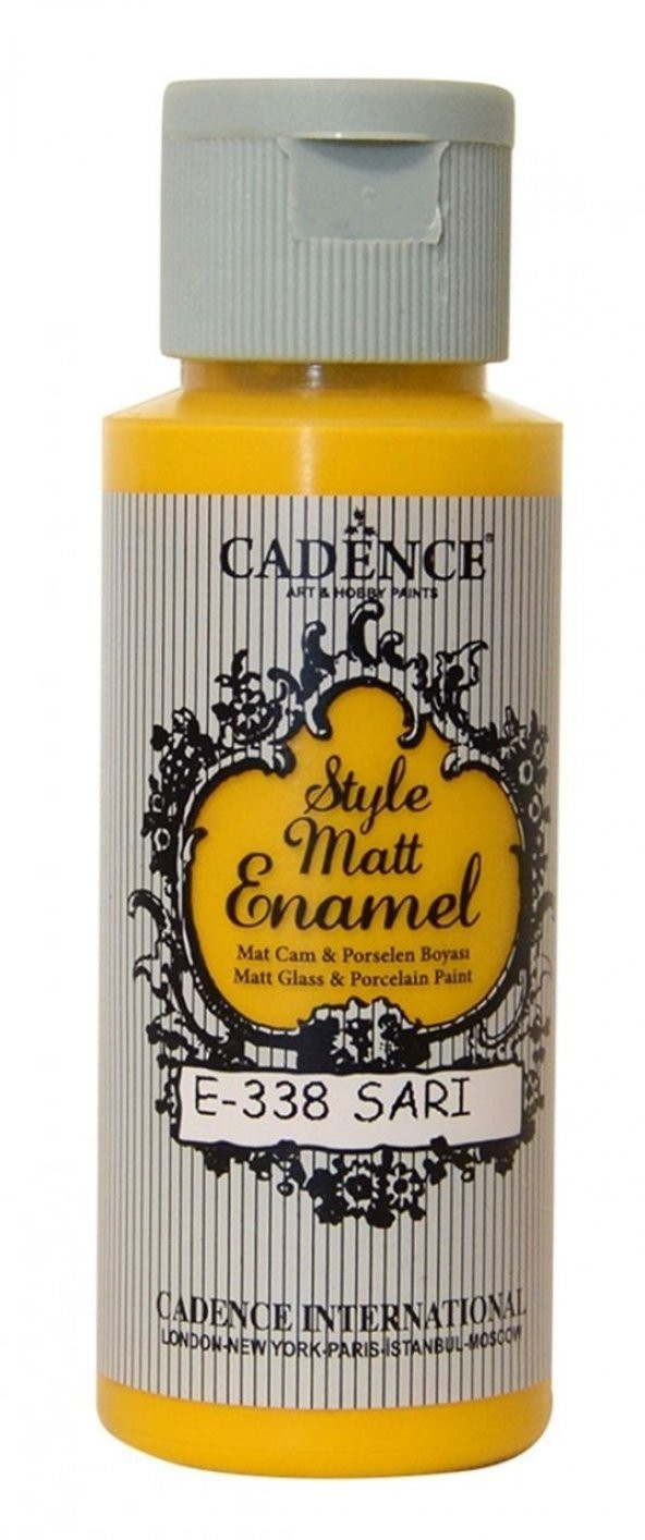 ENAMEL CAM BOYASI E-338 SARI 59ML ürün görseli 1