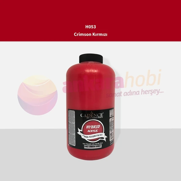 H-053 CRİMSON KIRMIZI 2 LİTRE MULTISURFACE HYBRID AKR. ürün görseli 1
