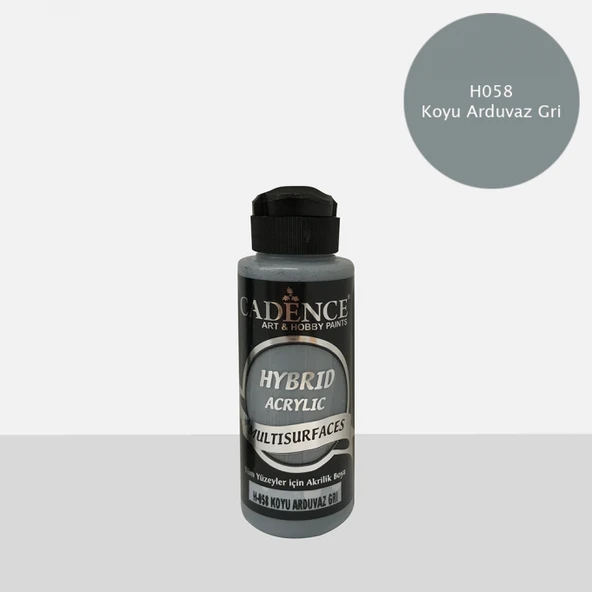 H-058 KOYU ARDUVAZ GRİ 120 ML MULTISURFACE HYBRID AKR. ürün görseli 1