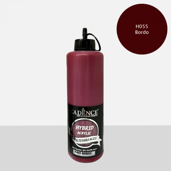 HYBRID AKR. MULTISURFACES H-055 BORDO 500ML ürün görseli 1