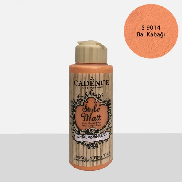 S9014 Bal Kabağı Mat Akrilik Boya ürün görseli 1