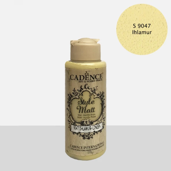 STYLE MAT AKRİLİK BOYA S-9047 IHLAMUR 120ML ürün görseli 1