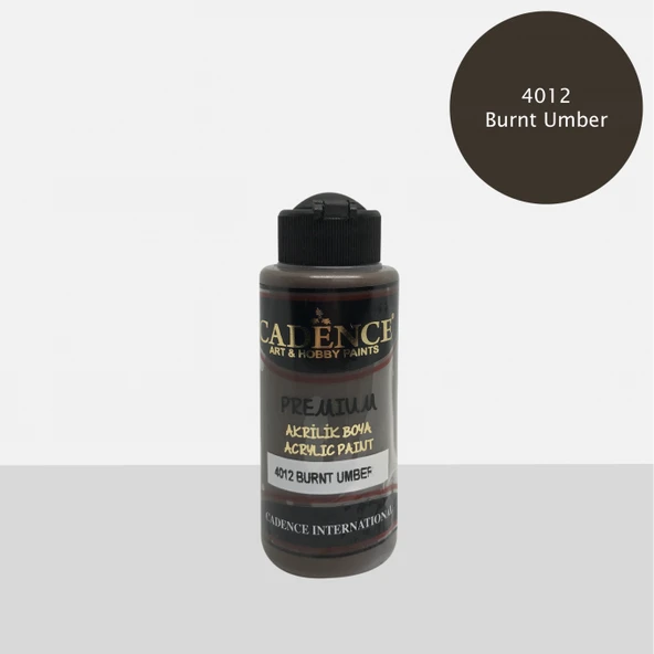 Premium 120ML(cc) 4012 Burnt Umber ürün görseli 1
