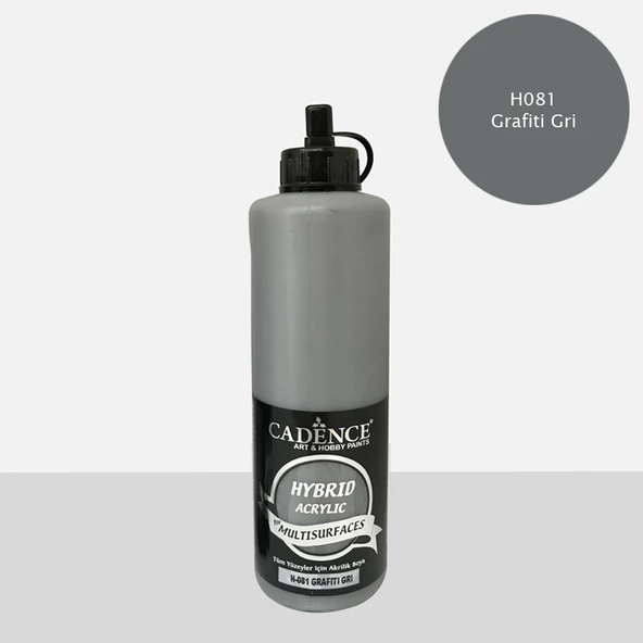 HYBRID AKR. MULTISURFACES H-081 GRAFİTİ GRİ 500ML ürün görseli 1