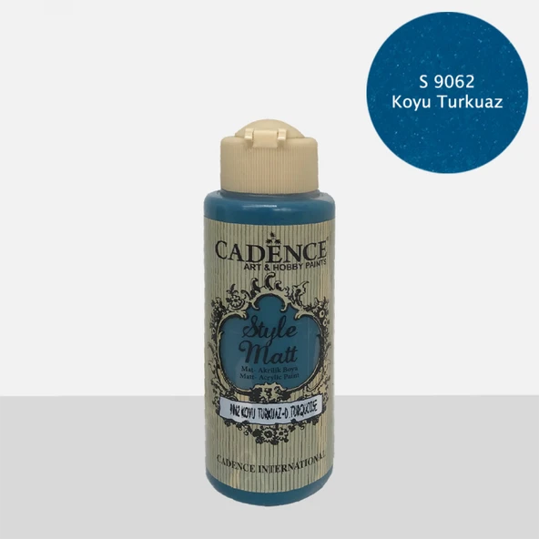 S9062 Koyu Turkuaz Mat Akrilik Boya ürün görseli 1