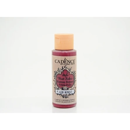 STYLE MATT KUMAŞ BOYA F-638 BORDO 59ML ürün görseli 1