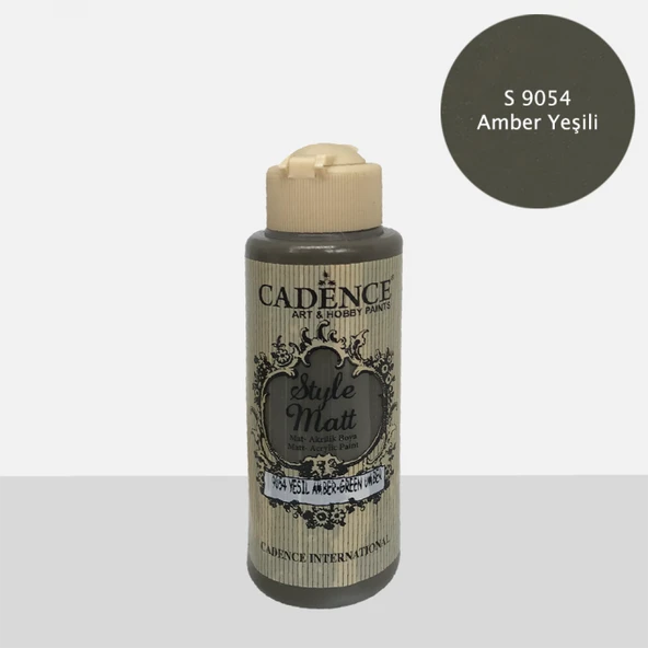 STYLE MAT AKRİLİK BOYA S-9054 YEŞİL AMBER 120ML ürün görseli 1