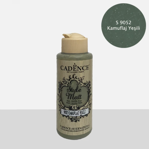 S9052 Kamuflaj Yeşili Mat Akrilik Boya ürün görseli 1