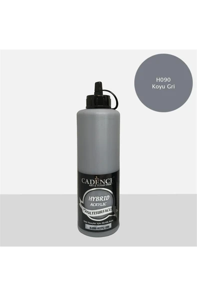 HYBRID AKR. MULTISURFACES H-090 KOYU GRİ 500ML ürün görseli 1