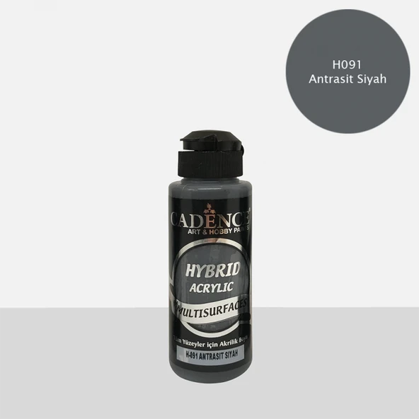 HYBRID AKR. MULTISURFACES H-091 ANTRASİT SİYAH 120ML ürün görseli 1